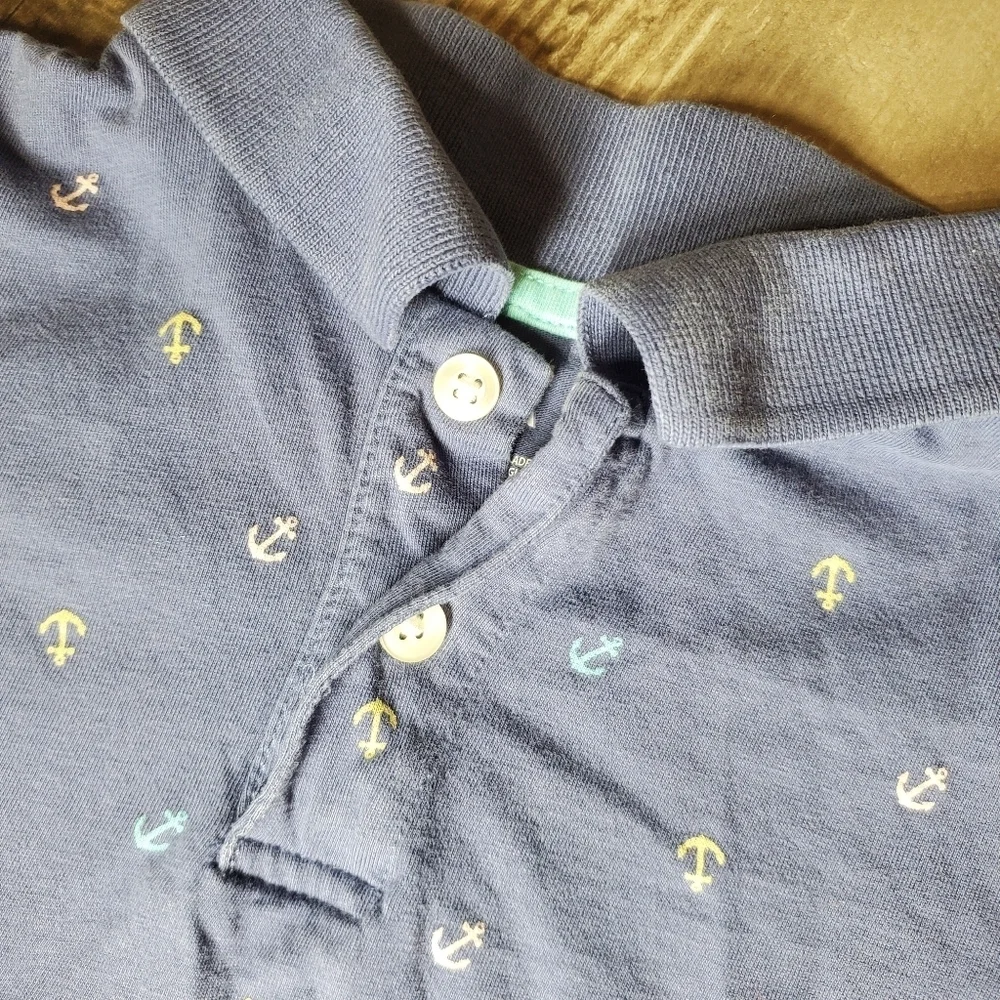 Carter's & Garanimals Boys Size 5 Casual Blue Short Sleeve Shirt Bundle EUC